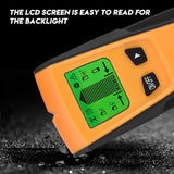 ▶ Buscador de tuberías y cables subterráneos Detector de Pared Encontrar Stud Finder con 3-en-1 Metal AC Alambres Escáner de Madera con Pantalla LCD Retroiluminada, para Detecta AC Cable, Metal Tuberías, Madera En La Pared Cemento