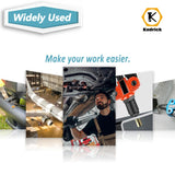 🔩 Kadrick - Juego de tuercas de remache, 810 piezas SAE y métricas kit surtido de tuercas de remache galvanizadas de acero al carbono con cabeza plana, tamaños 6-32 8-32 10-24 1/4"-20 5/16"-18 3/8"-16