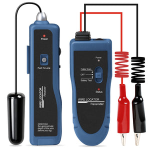 Buscador de tuberías y cables subterráneos  , probador de cables F02 Pro para localizar cables, cables de control de localización de cables cables de valla de mascotas, hasta 3 pies de profundidad de 1640