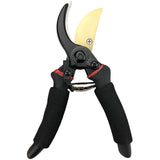 Tijeras de podar eléctricas profesionales color negro/Grip cómodo y suave/Podadera de alta calidad | Podadoras para jardín