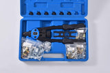 🔩 LSLANSOON Juego de herramientas de tuerca de remache, kit de herramientas de remache de 13 pulgadas con 11 mandriles métricos y SAE, kit surtido de tuercas de remache y estuche de transporte resistente
