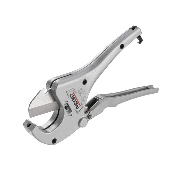Cortador de tubos y tubos de plástico de 1/8 pulgadas a 1-5/8 pulgadas, plateado, pequeño RIDGID