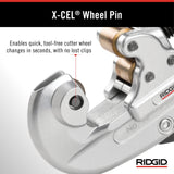 Tubos y cortador de conductos con perilla X-CEL, plata RIDGID 32920 Modelo 15 Alimentación de tornillo de 3/16" a 1-1/8"