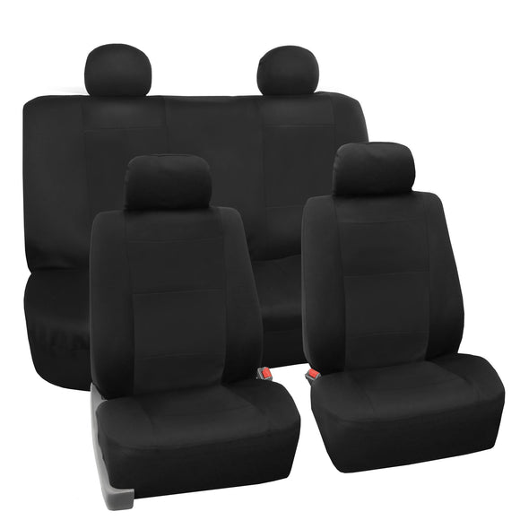 ▶ Funda de asiento (Juego completo impermeable premium con banco negro)