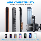 ▶ Soporte para Celular Automóvil 3 en 1 Potente Ventosa Porta Celular para Auto Parabrisas/Salpicadero/Ventilación Base Celular para iPhone, Samsung, Xiaomi Redmi, etc. para Fundas Gruesas
