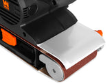 WEN - Lijadora de banda de mano y de sobremesa con combinación de velocidad variable de 10 amperios (HB424V)