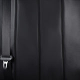 ▶ Fundas de asiento de auto, protegen el banco delantero y trasero, piel sintética y fibra de carbono, a prueba de agua (gris y negro, juego completo de 9 piezas)