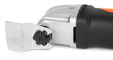 WEN - Kit multiherramienta oscilante, velocidad variable de 3.5 A con accesorios y estuche de transporte (MT3537)