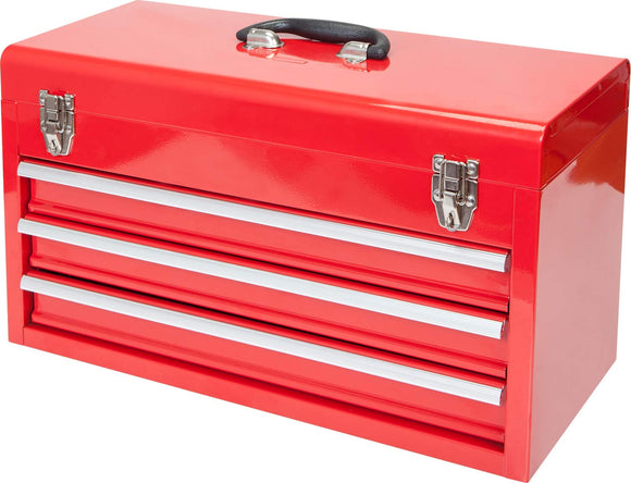 BIG RED Torin - Caja de Herramientas portátil de Acero con 3 cajones (50.8 cm), Color Rojo