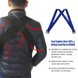 ▶ Correas para Cargar Levantar Mover Muebles Móviles,Correas de Seguridad para Muebles de Ajustable para Refrigerador,Lavadora,Sofá,Correa de Transporte de Electrodomésticos (Azul)