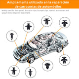 🔩 Grapas Automotrices 670 Piezas , Clips de Sujeción de Plástico para Coche 16 Tamaños, con Herramientas de Extracción de Sujetadores, Universal Auto Clips de Nylon para Toyota, Honda, Nissan, Mazda