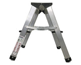 ▶ Escalera de Tijera de 1 escalón Doble Acceso de Aluminio