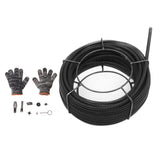 ▶ Cortador de Raíz para Limpieza de Desagüe, Culebras para Destapar DrenaJes Drain Auger Snake Tipe 16 Mm 30 Mete Se Alcantarilla Cablo de Limpieza de Alcantarillado para Tuberías de Ducha de