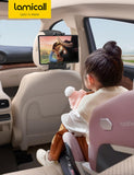 ▶ Soporte Tablet Automovil - [Pinza Plegable para Fundas Grosas] [360° Rotation] Porta Tablet para Auto, Base iPad Carro para Niños para iPad Pro, Air, Mini, 6.1-13" Devices