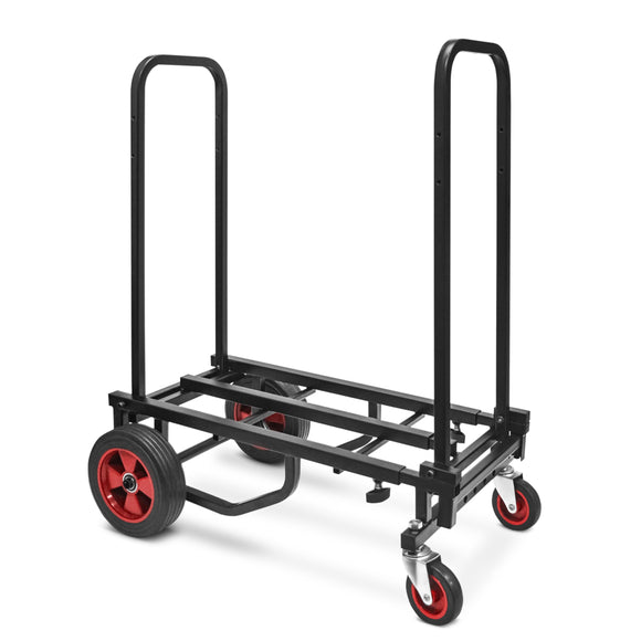 Carro de Mano 8 en 1 Ajustable Profesional, Capacidad de 150kg, Carro de Plataforma Plegable y Ligero, Ideal para Equipaje, Mudanzas, Almacenes y Envíos, Se Extiende de 70 cm a 112.4 cm