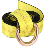 ▶ Paquete de 6 correas de remolque de 2 pulgadas x 8.2 pies con anillo en D para elevación de ruedas, camión de auxilio, remolque, remolque, de 2 pulgadas x 8.2 pies
