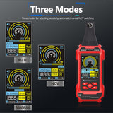 ▶ Buscador de tuberías y cables subterráneos 2 en 1, detector de tubos de metal de circuito, rastreador de cables, herramienta para detectar cables subterráneos, cables, vías de agua y gas