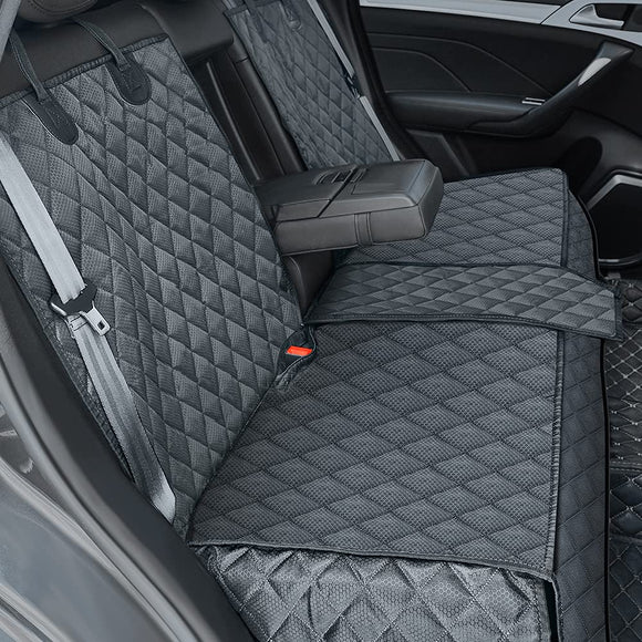 ▶ Cubierta Asiento Coche Perro,Funda Perro Mascota Impermeable y Resistente.Alfombra de Asiento de Estilo Protector Antidesliante,Universal para SUV,Camión,Transportar y Viaje