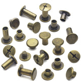 ▶  110 Juegos De Tornillos De Chicago, Remaches De Cuero, Remaches De Tornillo Surtidos M5, Tornillos De Encuadernación De Chicago Para Decorar Y Reparar, Artesanía De Cuero, Cinturón, Bolso, Zap