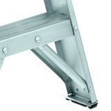 ▶ Escalera de tijera de aluminio con clasificación de resistencia en libras, 2 pies