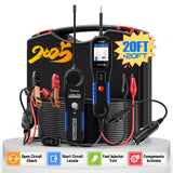 Probador de sonda de circuito de potencia para automóvil, herramienta de búsqueda de disyuntores, buscador eléctrico de cortocircuitos abierto de 12/24 V, trazador de cables