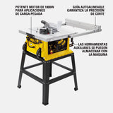 ▶ STANLEY  Sierra de Mesa Portatil y Extendible hasta 660mm con Motor de 1800W SST1801
