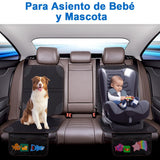 ▶ Protector de Asiento de Coche 2Pzs, Funda Protectora para Silla de Coche Infantil con Bolsa de Almacenamiento, Tela 600D Antideslizante Fácil de Limpiar Impermeable para SUV Sedán Automovil