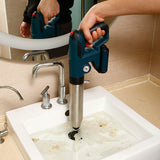 ▶ Desatascador de Drenaje para Inodoro, Removedor de Obstrucciones, Mango Ergonómico, Destapador de Tubería Eléctrica Portátil de Mano