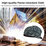 ▶ Genérico Gorra de Soldadura de Tela ignífuga, ignífuga, Anti-Calor, antisalpicaduras, Aislante térmico, Transpirable y Lavable.