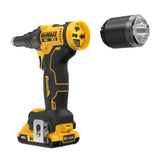 ▶ DEWALT - Remachadora Profesional inalámbrica MAX XR de 20 V, 3/16 pulgadas, solo herramienta desnuda (DCF403B)