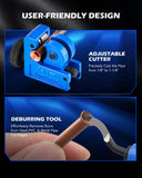 ▶ Herramientas de abocinamiento de línea de freno, juego de herramientas de abocinamiento de 45 y 37 grados, kit de herramientas de abocinamiento de doble burbuja para líneas