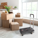 Plataforma de carga manual de 4 ruedas con 300lb (150kg) de capacidad. Magna Cart Flatform