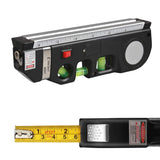 ▶ Nivel Láser Multipropósito,TKMARS Líneas Láser Transversales Horizontales y Verticales Estándar,Línea láser 8 pies Medida Cinta Regla Regla estándar y métrica ajustada laser level Láseres de Línea