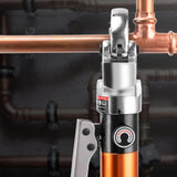 ▶ Prensado de tubos de cobre, con mordazas de 1/2 pulgadas, 3/4 pulgadas, 1 pulgada, accesorios de tubo de cobre, herramienta hidráulica de prensado de tuberías para Pro Press, accesorios