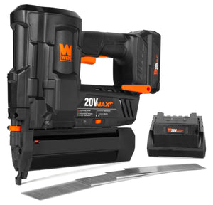 WEN 20512 - Clavadora inalámbrica de calibre 18 con batería de 2.0 Ah y cargador
