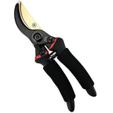 Tijeras de podar eléctricas profesionales color negro/Grip cómodo y suave/Podadera de alta calidad | Podadoras para jardín