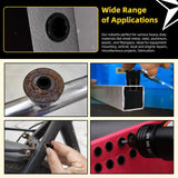 🔩 Mardatt - 250 piezas M3 M4 M5 M6 M8 M10 M12 tuercas de remache métricas de medio cuerpo hexagonal, rosca media hexagonal de acero al carbono chapado en zinc, tuerca de inserción roscada de cabeza