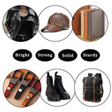 🔩 Alloygold Juego de 75 tornillos de encuadernación dorados Chicago surtidos, 3 tamaños de tornillo redondo de cabeza plana, remache de clavo, botón Chicago para manualidades, decoración de cuero, encuadernación (M5 x 6, 10, 12)