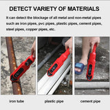 ▶ Buscador de tuberías y cables subterráneos,  Tuberías De Agua, Profundidad De Detección De 40 Cm, Con 7 Sondas Impermeables Y Perilla De Ajuste De Sensibilidad, Cable De Señal De 20/30/40 M, Adecuado Para Tuberías De Pvc,20m