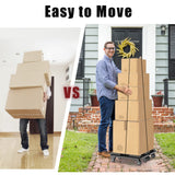 Furniture Mover Dolly 4 ruedas de alta resistencia para muebles pequeños con 4 ruedas de 420 libras de capacidad, plataforma rodante con diseño entrelazado, plataforma plana con ruedas, color