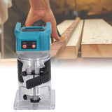 Routers de velocidad variable Enrutador Inalámbrico, Enrutador De Recorte Compacto Sin Escobillas, Kit De Herramientas De Enrutador De Madera Eléctrico De Mano, Recortador De Agujeros Con Batería De 18V Para BL1815
