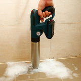 ▶ Desatascador de Drenaje para Inodoro, Removedor de Obstrucciones, Mango Ergonómico, Destapador de Tubería Eléctrica Portátil de Mano