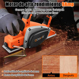 Cepilladora Eléctrica de Madera ,Herramienta Manual de 18000 RPM para Chaflán y Acabado en DIY Cepilladora Eléctrica Compacta y Eficiente para Trabajos en Madera