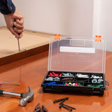 ▶ Organizador con 11 compartimentos, 9"