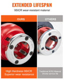 ▶ Roscador de tubos de carraca con 3 troqueles, NPT de 1/2 pulgadas, NPT de 3/4 pulgadas, herramienta de enhebrado de tubo de carraca NPT de 1 pulgada, juego de enhebradores portátiles