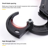 ▶ Cortador de cables y carraca funciona para cables de aluminio y varios núcleos de hasta 240 mm²