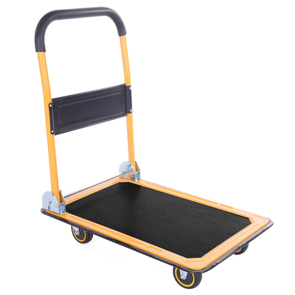 Plataforma Plegable camión Push Dolly-330 LB. Capacidad de Peso con Ruedas giratorias, 28.75