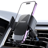 ▶ Soporte Celular Automóvil, Base Porta Móvil Auto Giratorio 360° con Gancho Metálico y Botón de Liberación, Uso con Una Sola Mano para iPhone 16 15 14 13 Pro MAX, Galaxy S24 S23 S22 Ultra