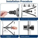 🔩 Vifmy - Kit de surtido de tuercas de remache métricas y SAE (300 unidades), M3 M4 M5 M6 M8 M10 M12#8-32#10-24 1/4"-20 5/16"-18 3/8"-16 304 de acero inoxidable UNUNUNC A UNUNC Head Nutsert