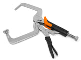 WEN CL436R Abrazadera de ángulo recto de 4 pulgadas para carpintería y carpintería de bolsillo